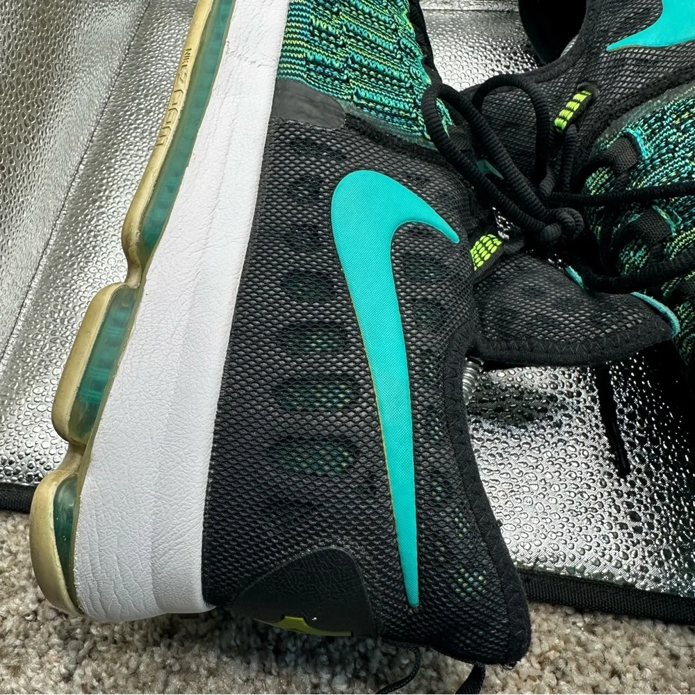 Nike KD 9 'Birds of Paradise' Flyknit Basketball Shoes 843392-300 Men's‎ Size 12